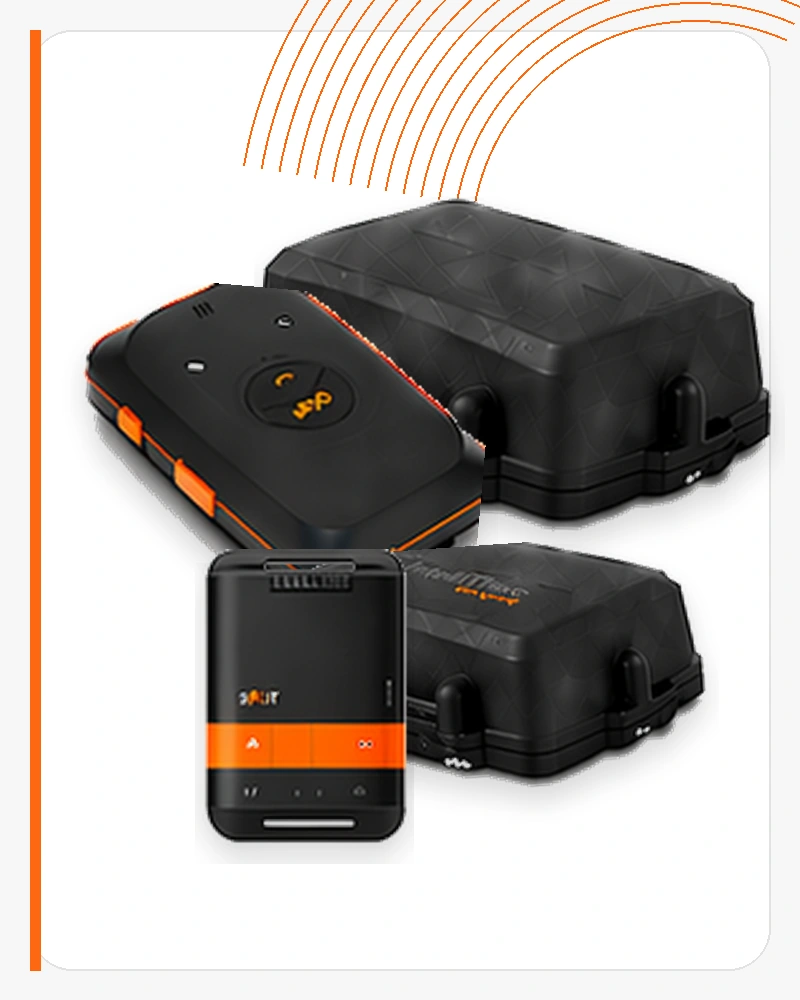 Personal, trailer and satellite tracking devices.